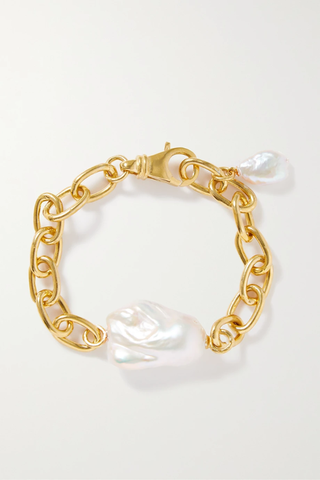 유럽직배송 로렌스튜어트 팔찌 LOREN STEWART Baroque gold vermeil pearl bracelet 29419655932741442