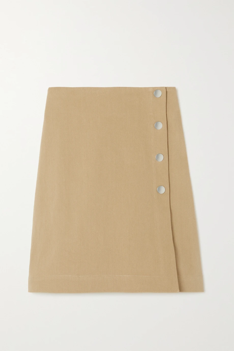 유럽직배송 보테가베네타 미니스커트 BOTTEGA VENETA Linen-blend mini skirt 34344356236922587