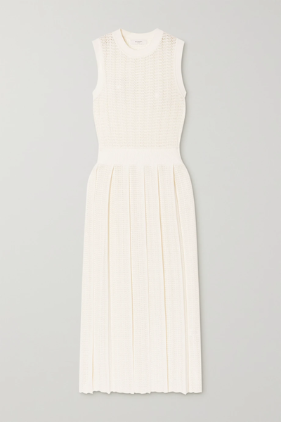 유럽직배송 메리시아 원피스 MARYSIA Mobjack pleated open-knit cotton-blend dress 27086482324435015