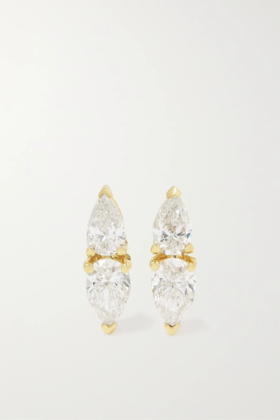 유럽직배송 아니타고 귀걸이 ANITA KO Ella 18-karat gold diamond earrings 29419655932266784