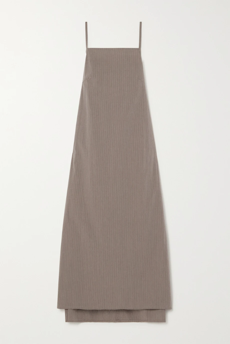 유럽직배송 데이지 스튜디오 원피스 DEIJI STUDIOS + NET SUSTAIN The Double Tie striped organic cotton-poplin wrap midi dress 34344356237163865