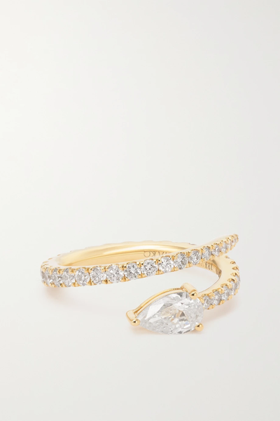 유럽직배송 아니타고 반지 ANITA KO Two Row 18-karat gold diamond ring 29419655932266903