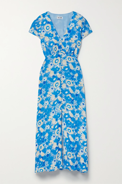 유럽직배송 릭소 원피스 RIXO Aspen floral-print crepe midi dress 38063312420391616