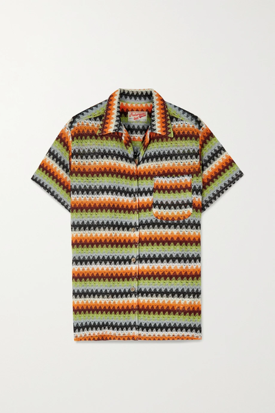 유럽직배송 앤더슨벨 ANDERSSON BELL Marta striped crochet-knit shirt 32027475400251730