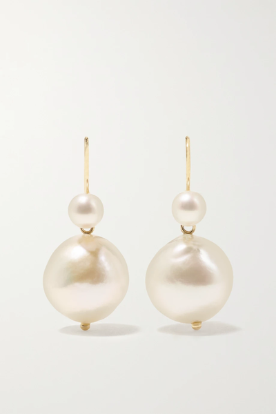 유럽직배송 미즈키 귀걸이 MIZUKI 14-karat gold pearl earrings 36856120585520361