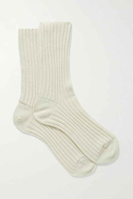 유럽직배송 더로우 양말 THE ROW Ribbed cashmere socks 38063312420722219