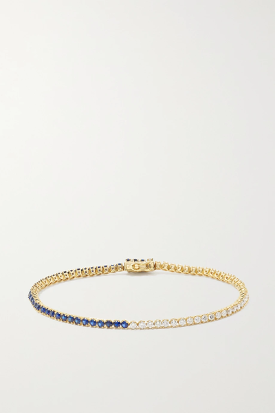 유럽직배송 ANITA KO Hepburn 18-karat gold, sapphire and diamond bracelet 38063312418589372