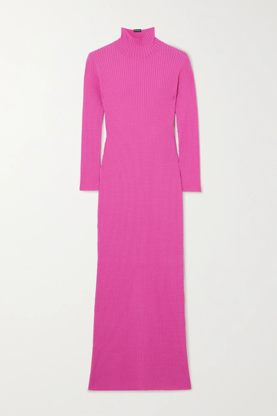 유럽직배송 발렌시아가 원피스 BALENCIAGA Cable-knit wool-blend turtleneck maxi dress 38063312418721978