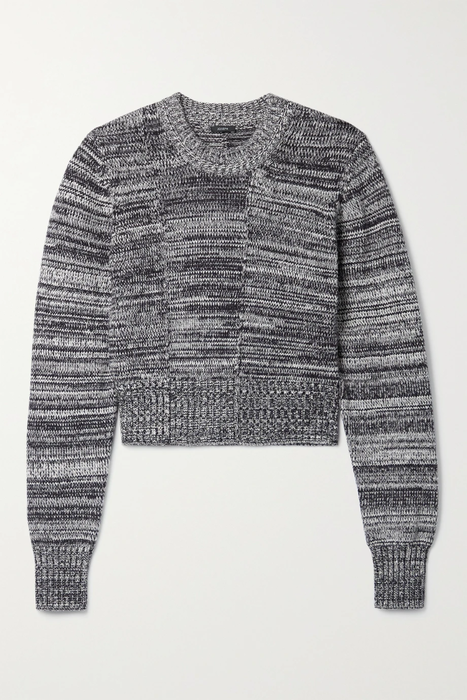 유럽직배송 조셉 스웨터 JOSEPH Cropped cotton-blend sweater 25185454455857411