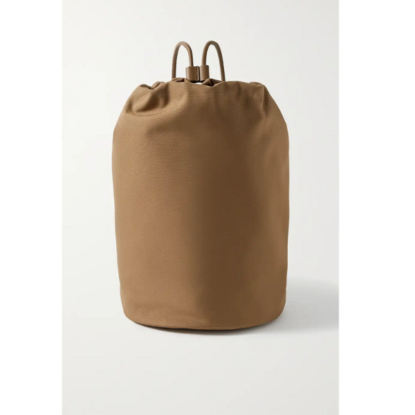더로우 백팩 THE ROW Leather-trimmed canvas backpack 29419655932781623