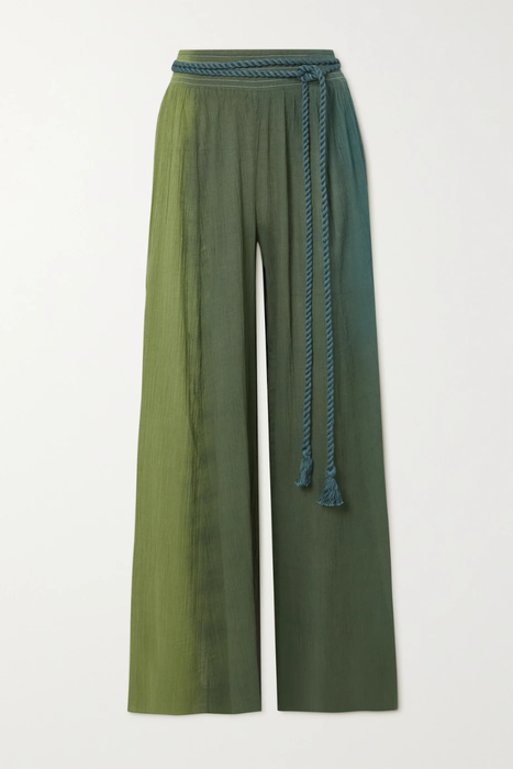 유럽직배송 미구엘리나 팬츠 MIGUELINA Solange tie-detailed cotton-gauze pants 24772899113592150