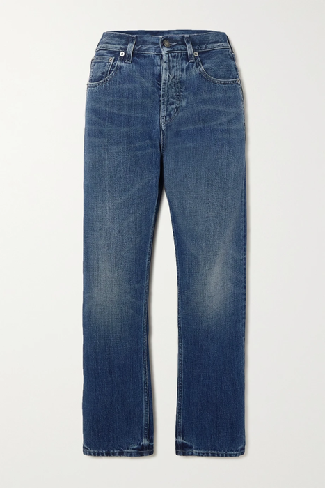 유럽직배송 생로랑 청바지 SAINT LAURENT Cropped high-rise straight-leg jeans 38063312419837109