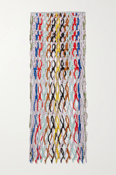 유럽직배송 미쏘니 미니원피스 MISSONI Mare cutout striped crochet-knit mini dress 25185454455647129