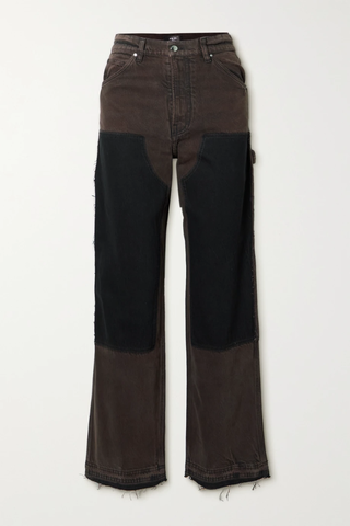 유럽직배송 아미리 진 AMIRI Carpenter paneled high-rise straight-leg jeans 24772899113273336