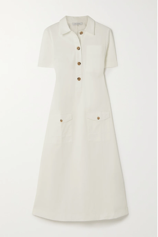 유럽직배송 나인티퍼센트 셔츠원피스 NINETY PERCENT Carter organic cotton-blend twill shirt dress 33258524072667296