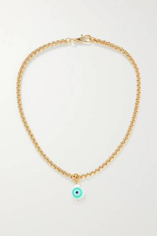 유럽직배송 MARTHA CALVO Evil Eye Protection gold-plated pearl necklace 45666037504153739