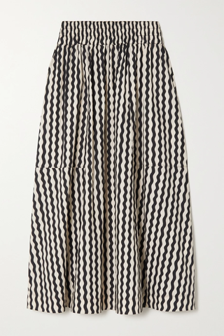 유럽직배송 바이말렌비거 스커트 BY MALENE BIRGER Tarrana striped organic cotton-poplin midi skirt 33258524072850131