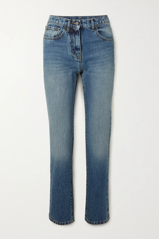 유럽직배송 팜엔젤스 청바지 PALM ANGELS Appliquéd high-rise slim-leg jeans 36856120585356539
