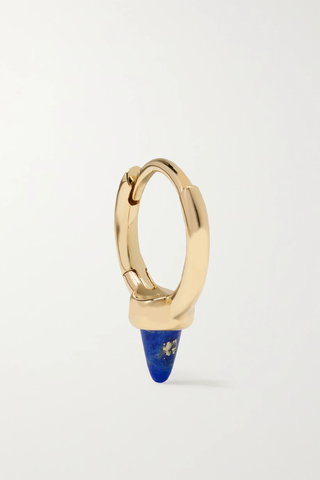 유럽직배송 마리아타쉬 싱글 귀걸이 MARIA TASH 6.5mm 14-karat gold lapis lazuli single hoop earring 32027475399557709