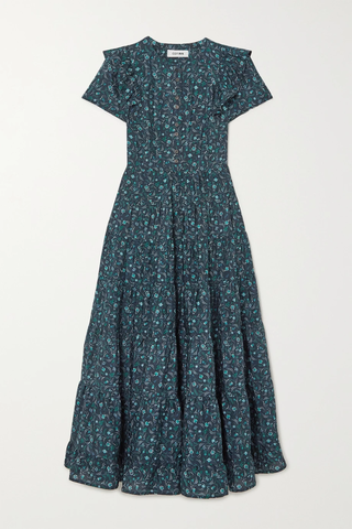 유럽직배송 세핀 원피스 CEFINN Sawyer ruffled floral-print cotton-blend maxi dress 38063312420538269