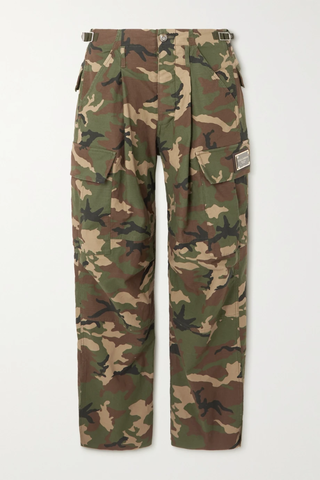 유럽직배송 돌체앤가바나 팬츠 DOLCE &amp; GABBANA Distressed camouflage-print cotton-blend straight-leg cargo pants 34344356237022351