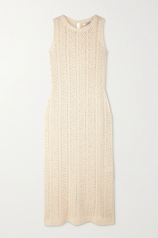 유럽직배송 LE 17 SEPTEMBRE Cable-knit linen-blend maxi dress 33258524072717287