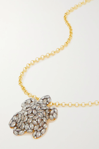 유럽직배송 베굼칸 목걸이 BEGÜM KHAN Tortoise gold-plated zirconia necklace 36093695688957943