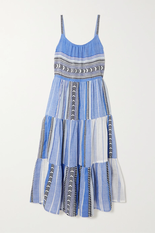 유럽직배송 렘렘 원피스 LEMLEM Neela tiered striped cotton-blend gauze midi dress 33258524072782760