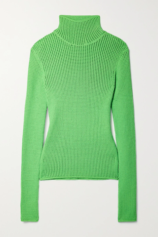 유럽직배송 나누시카 스웨터 NANUSHKA Senna open-knit cotton-blend turtleneck sweater 33258524072286704