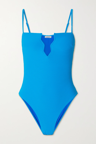 유럽직배송 FISCH + NET SUSTAIN Regatta cutout ribbed recycled swimsuit 32027475400287913
