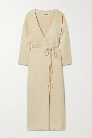 유럽직배송 마라호프만 원피스 MARA HOFFMAN Tiffany textured organic cotton-blend wrap dress 32027475399326766