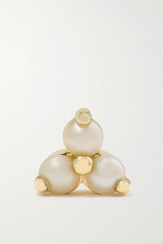 유럽직배송 마리아타쉬 싱글 귀걸이 MARIA TASH Trinity 14-karat gold pearl single earring 32027475399557714