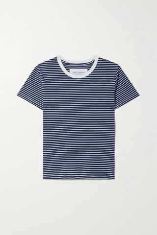 유럽직배송 닐리로탄 티셔츠 NILI LOTAN Corinne striped cotton-jersey T-shirt 33258524071916074