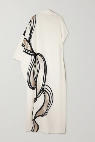 유럽직배송 펜디 드레스 FENDI Embroidered silk-blend maxi dress 33258524072009543
