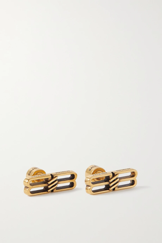 유럽직배송 발렌시아가 귀걸이 BALENCIAGA License gold-tone earrings 33258524072229903