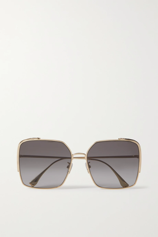유럽직배송 펜디 선글라스 FENDI O&#039;Lock oversized square-frame gold-tone sunglasses 38063312420815889