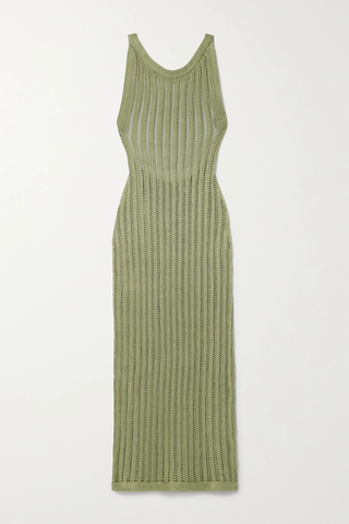 유럽직배송 SAVANNAH MORROW North open-back crocheted Pima cotton maxi dress 32027475400192249