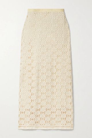 유럽직배송 질샌더 스커트 JIL SANDER Crocheted cotton-blend maxi skirt 24772899113281561