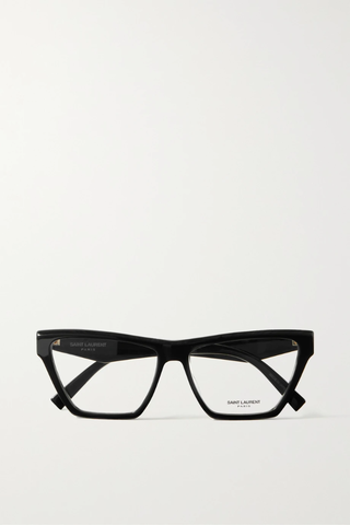 유럽직배송 생로랑 SAINT LAURENT Cat-eye acetate optical glasses 36594538429940598