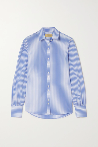 유럽직배송 PURDEY Striped cotton-poplin shirt 38063312420441371