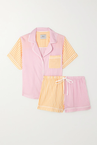유럽직배송 레일즈 파자마 세트 RAILS Darcie patchwork striped flannel pajama set 43769801095431173