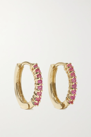 유럽직배송 마테오 귀걸이 MATEO 14-karat gold diamond hoop earrings 31432202865202421