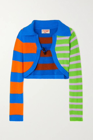 유럽직배송 앤더슨벨 가디건 ANDERSSON BELL Murphy striped cotton-blend cardigan 24772899113121524