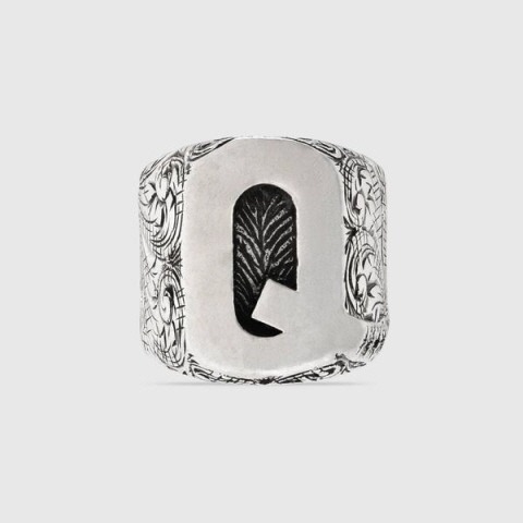 유럽직배송 구찌 반지 GUCCI Q letter ring in silver 554255J84000811