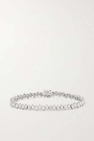 유럽직배송 수잔케일런 팔찌 SUZANNE KALAN 18-karat white gold diamond bracelet 29419655932164975
