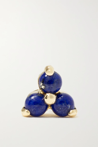 유럽직배송 마리아타쉬 싱글 귀걸이 MARIA TASH Trinity 14-karat gold lapis lazuli single earring 32027475399557705