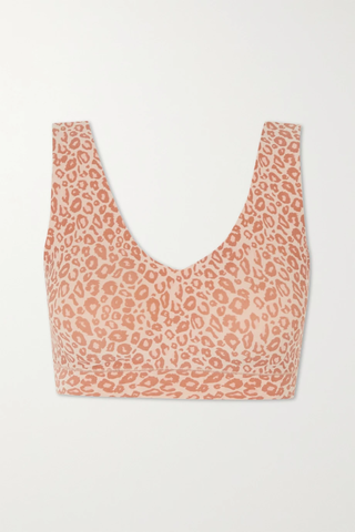 유럽직배송 CHANTELLE SoftStretch leopard-print stretch-knit bralette 34344356237167484