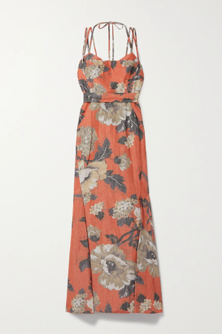 유럽직배송 에르뎀 원피스 ERDEM Otto belted floral-print woven maxi dress 32027475399603595