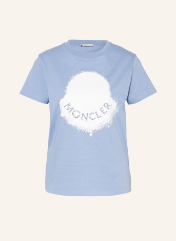 유럽 및 독일 직배송 몽클레어 티셔츠 MONCLER T-shirt with embroidery LIGHT BLUE 1284020