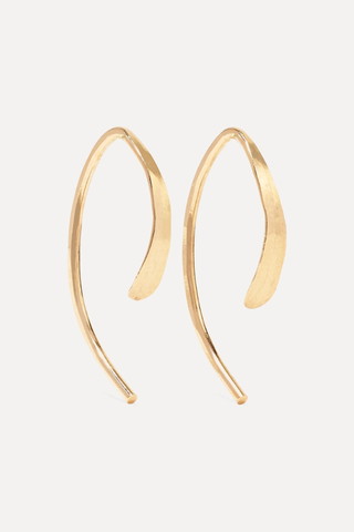 유럽직배송 멜리사조이매닝 귀걸이 MELISSA JOY MANNING Wishbone 14-karat gold earrings 17957409494218306